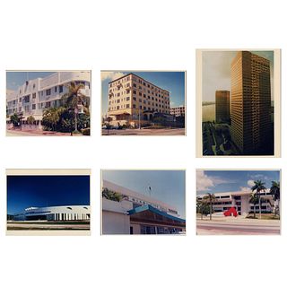 6pc Assorted Colored Photographs of Miami Florida
