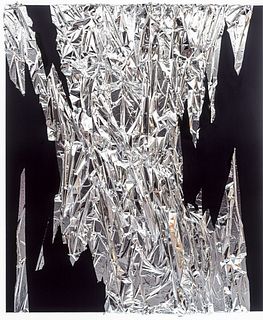 Anselm Reyle 2004 Untitled mixed media foil on canvas