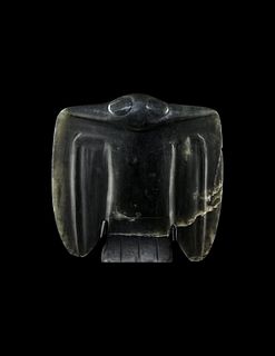 Horned Owl Pendant, Late Neolithic Period, Hongshan Culture (4700-2500 BCE)