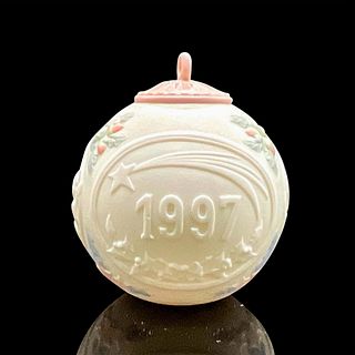 1997 Christmas Ball 1016442 - Lladro Porcelain Ornament
