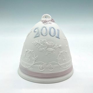 2001 Christmas Bell 1016718 - Lladro Porcelain Ornament