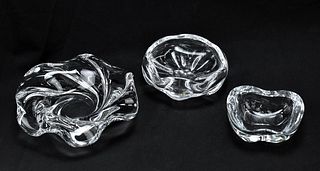 GLASS BOWL COLLECTION (3)