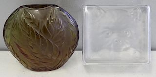 LALIQUE, France Lot to inc, a Lidded Box