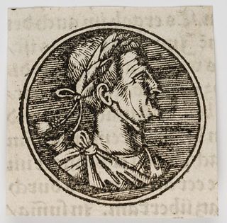 Unknown (16th), Roman Emperor with Laurel Wreath, around 1600,