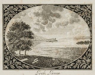 ALDINGER (19th), Landscape. Loch Leven Castle,