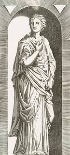 L. LOMBARD (1505-1566), Sculpture, female robed figure,