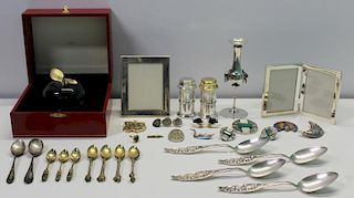 JEWELRY & SILVER. Assorted Grouping of Jewelry and