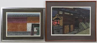 Two 20th Century Japanese Woodblock Prints.