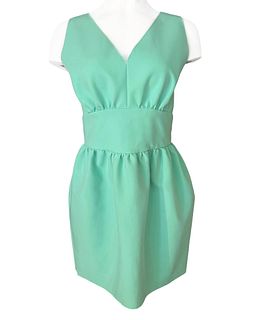 MSGM Milano Mini Dress, Green Size 44