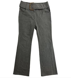 Christian Dior Denim Pants Grey