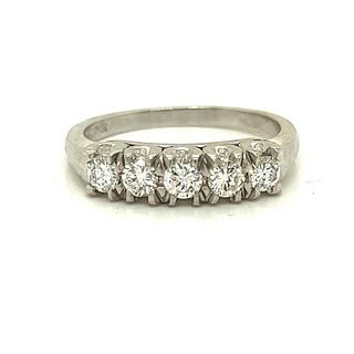 14k 5 Diamond Ring
