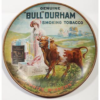 Bull Durham Tobacco  Tin Sign