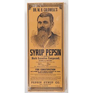 Ad Signs and Pepsin Syrup Box