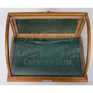J. P. Priwley's  Chewing Gum Display Case