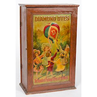 Diamond Dyes  Advertising Cabinet