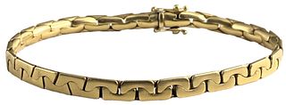 Heavy 18K Gold Men's Bracelet