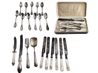 Collection Sterling Silver, Mother of Pearl Flatware