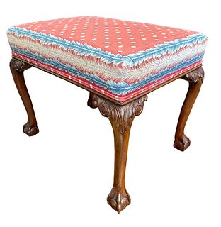 Chippendale Style Ball and Claw Foot Footstool