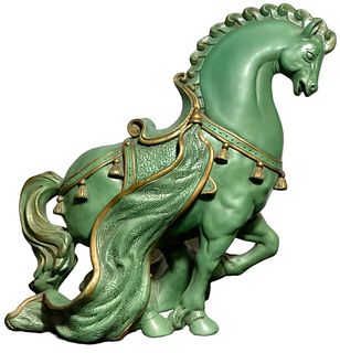 Mid Century Prop Horse Statue