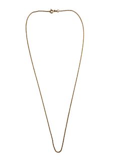 14k Gold Italian Chain Necklace