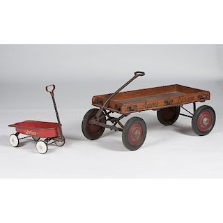 Flyer  Wagons in Metal and Wood