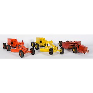 Heiliner  and  Doepke  Toy Construction Trucks