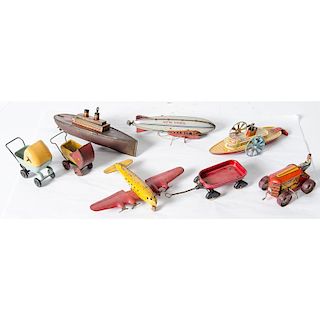 Tin Lithographed and Pierced Metal Toys