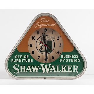 Shaw-Walker  Light-Up Clock