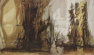 CECIL LANG CASEBIER (TX, 1922-1996) FOREST, 1955