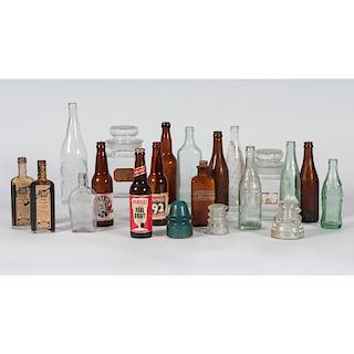 Glass Medicine and Beer Bottles, Including Louisville, KY Related Examples