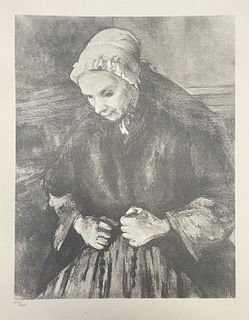 Paul Cezanne (After) - Old Woman with a Rosary