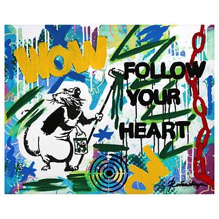 Nastya Rovenskaya- Mixed Media "Follow Your Heart"