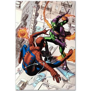 Marvel Comics "Dark Reign:The Goblin Legacy One-Shot" Numbered Limited Edition Giclee on Canvas by Mike Mayhew with COA.
