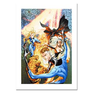 Marvel Comics, "Fantastic Four #548" Numbered Limited Edition Canvas by Michael Turner (1971-2008) with Certificate of Authenticity.