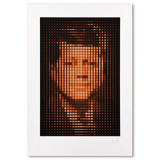Jean-Pierre Yvaral (1934-2002), "JFK" Limited Edition Serigraph, Numbered and Hand Signed with Letter of Authenticity.