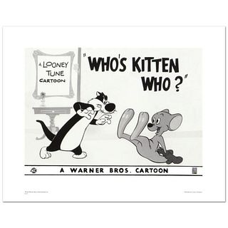 Who's Kitten Who? Limited Edition Giclee from Warner Bros., Numbered with Hologram Seal and Certificate of Authenticity.