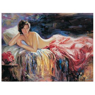 Igor Semeko, "Naked" Hand Signed Limited Edition Giclee on Canvas with Letter of Authenticity.