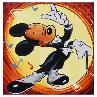 Trevor Carlton & Stephen Reis, "Maestro Mickey" Limited Edition on Canvas from Disney Fine Art, Numbered and Hand Signed by both Artists with Letter o