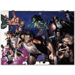 Marvel Comics "House of M #6" Numbered Limited Edition Giclee on Canvas by Oliver Coipel with COA.