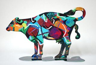 David Gershtein- Free Standing Sculpture "Tikva cow"