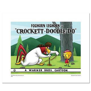 Crockett Doodle Do Limited Edition Giclee from Warner Bros., Numbered with Hologram Seal and Certificate of Authenticity.