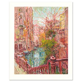 Marco Sassone, "Venice Reflections" Limited Edition Serigraph (32" x 40"), Numbered and Hand Signed with Letter of Authenticity.
