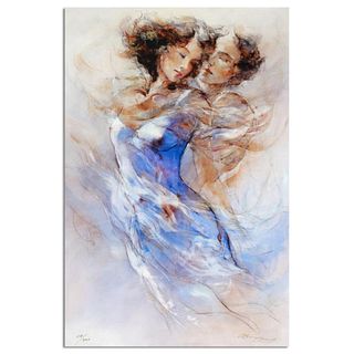 Gary Benfield, "Ardent Love" Limited Edition on Canvas with Goldleaf Accents, Numbered and Hand Signed with Letter of Authenticity.