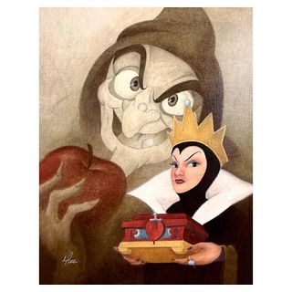 Mike Kupka, "More Fair Than Thee" Limited Edition Japanese on Canvas from Disney Fine Art, Numbered and Hand Signed with Letter of Authenticity