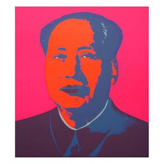 Andy Warhol- Silk Screen "Mao-Hot Pink"