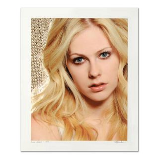 Rob Shanahan, "Avril Lavigne" Hand Signed Limited Edition Giclee with Certificate of Authenticity.
