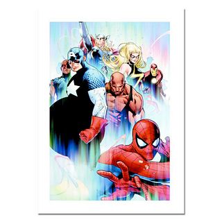 Marvel Comics, "Siege #4" Numbered Limited Edition Canvas by Olivier Coipel with Certificate of Authenticity.