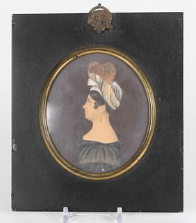 Portrait Miniature of a Woman, Possibly Creole
