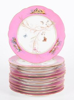 A Set of Continental Porcelain Plates