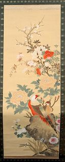 JAPANESE SCROLL PAINTING C. 1900